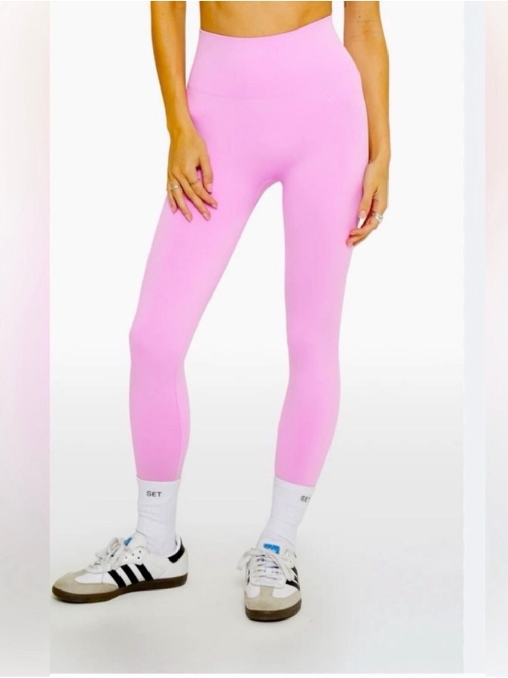 SET Active High-Waist Pink Leggings